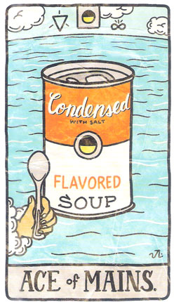 Food Fortunes. A Deck of Dinner Divination